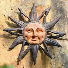 SPI Home 32419 Sun Face Wall Plaque