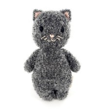 Cuddle + Kind Charcoal Baby Kitten Fuzzy Plush Halloween 2025 Limited Edition 7"