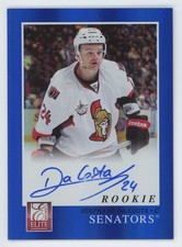 2011-12 Panini Elite Rookie Auto Stephane Da Costa Auto Ottawa Senators #253