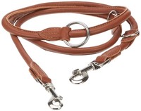 Kerbl Rundleder-FüHrleine Roma 200Cm 8Mm Cognac Hundeleine Leder
