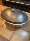 Vintage WAGNER WARE Sidney-O-#267 Cast Aluminum-Drip Drop Oval Roaster w/Lid