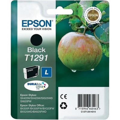 Original Epson T 1291 Schwaz Tintenpatronen ca. 805 S. C13T12914010 Angebot!
