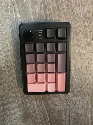 EWEADN NK20 Wireless Retro Mechanical Numpad with Knob, Bluetooth/2.4GHz/USB