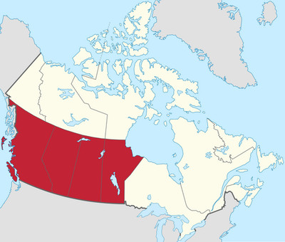 2026 Canada West TOPO 3D/dem map for Garmin GPS microSD or download 1:20 000