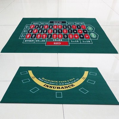 Wasserdichte Blackjack Roulette Casino Poker Tisch Top gefühlt Abdeckung Matte