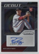2021 Panini Prizm Debut Signatures Ben Braymer #DS-BE Auto 10j2