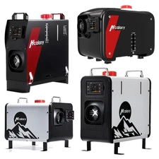 Hcalory 8KW Diesel Air Night Heater 12V/24V 110V Adapter For RV Camper Van Boat