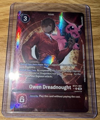 Digimon Owen Dreadnought BT21-081 Alternative Art Englisch NM