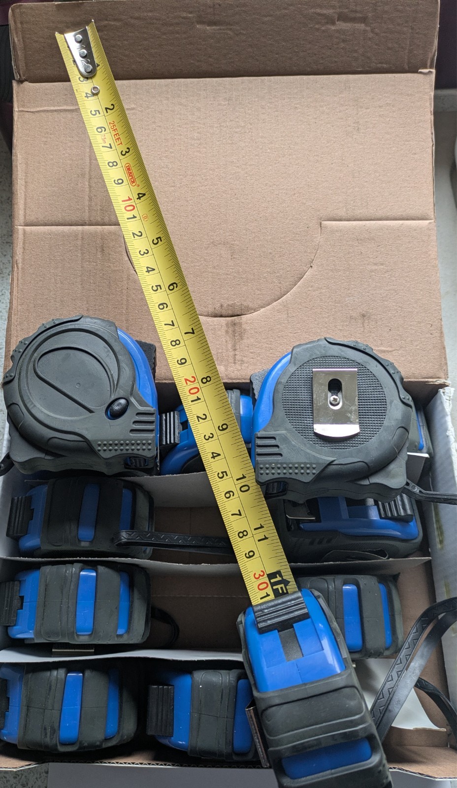 DRAPER 83494  MEASURING TAPE 7.5M/25FT  x12