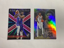 2021-22 Donruss Joel Embiid PINK Holo Laser POWER IN THE PAINT 76ers Illusions 