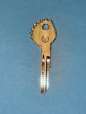 Vintage Opel Ignition Door Key Blank Ilco S Op60y L62vj Taylor O67t
