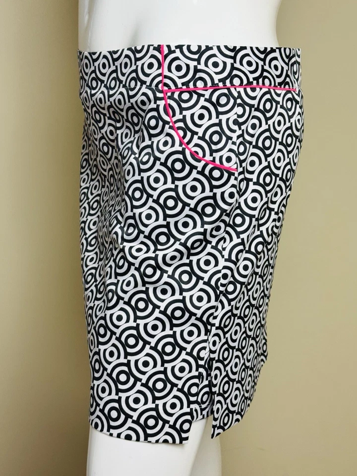 Pantalón corto de golf para mujer SPORT HALEY blanco y negro talla 16. (B.125) Foto 2 de 4