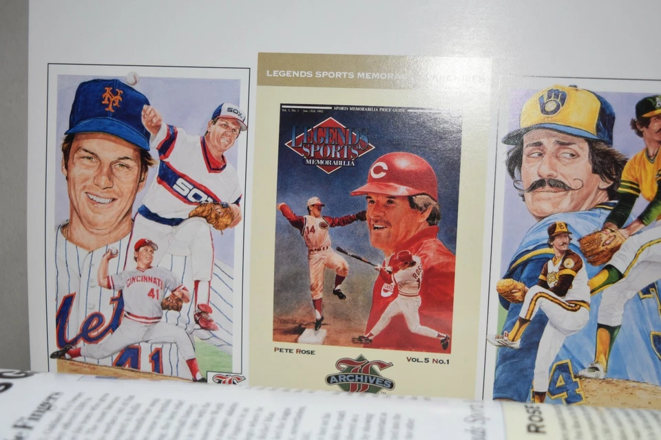 LEGENDS SPORTS MEMORABILIA NOLAN RYAN WITH CARDS AND POSTCARDS MINT - Image 4 of 4