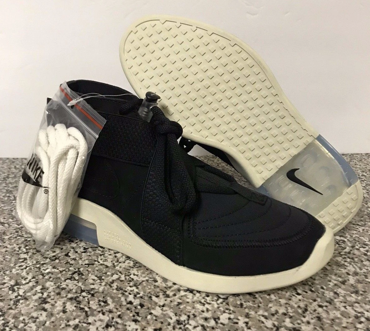 Nike Air Fear of God Raid Black/Black Fossil Release