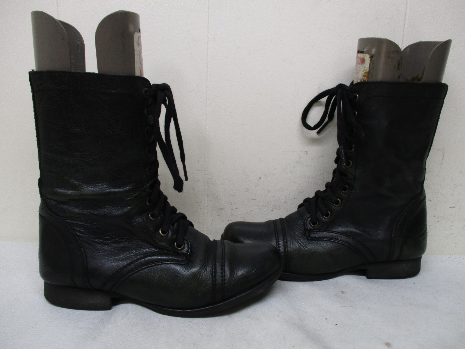 Steve Madden Troopa Dark Green Leather 