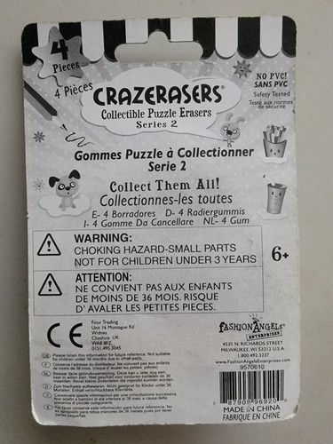 Crazerasers Neuheit Gag Sammler-Puzzle-Radierer - Bild 2 von 3