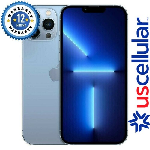Apple IPhone 13 Pro Max 256GB Sierra Blue US Cellular Open Box 