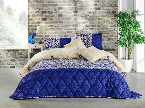 Turkish Cotton 5 PC Comforter Set - Handmade Bedding - All Sizes With Cushions!! - 第 11/33 張圖片