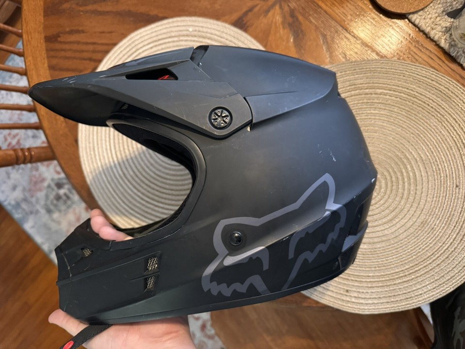 Fox Racing V1 Core Motocross Helmet Adult Size 2XL Matte Black. eBay
