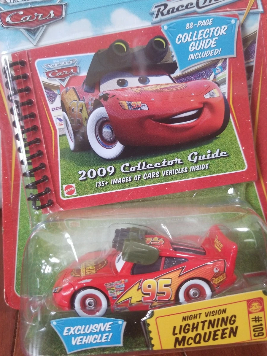 DISNEY PIXAR NIGHT VISION LIGHTNING MCQUEEN CARS RACE O RAMA DIE