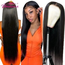 Princess 13x4/13x6 HD Lace Front Human Hair Wigs PrePlucked 4x4 Closure Wig