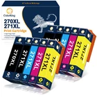 10 PK Printer Ink with chip for Canon 270 271 Pixma TS5020 TS6020 MG6820 MG6821