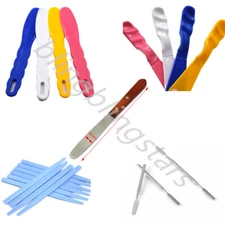 Dental Mixing Medical Spatula Wooden Handle/Plastic/Amalgam Cement/SP01/SP03