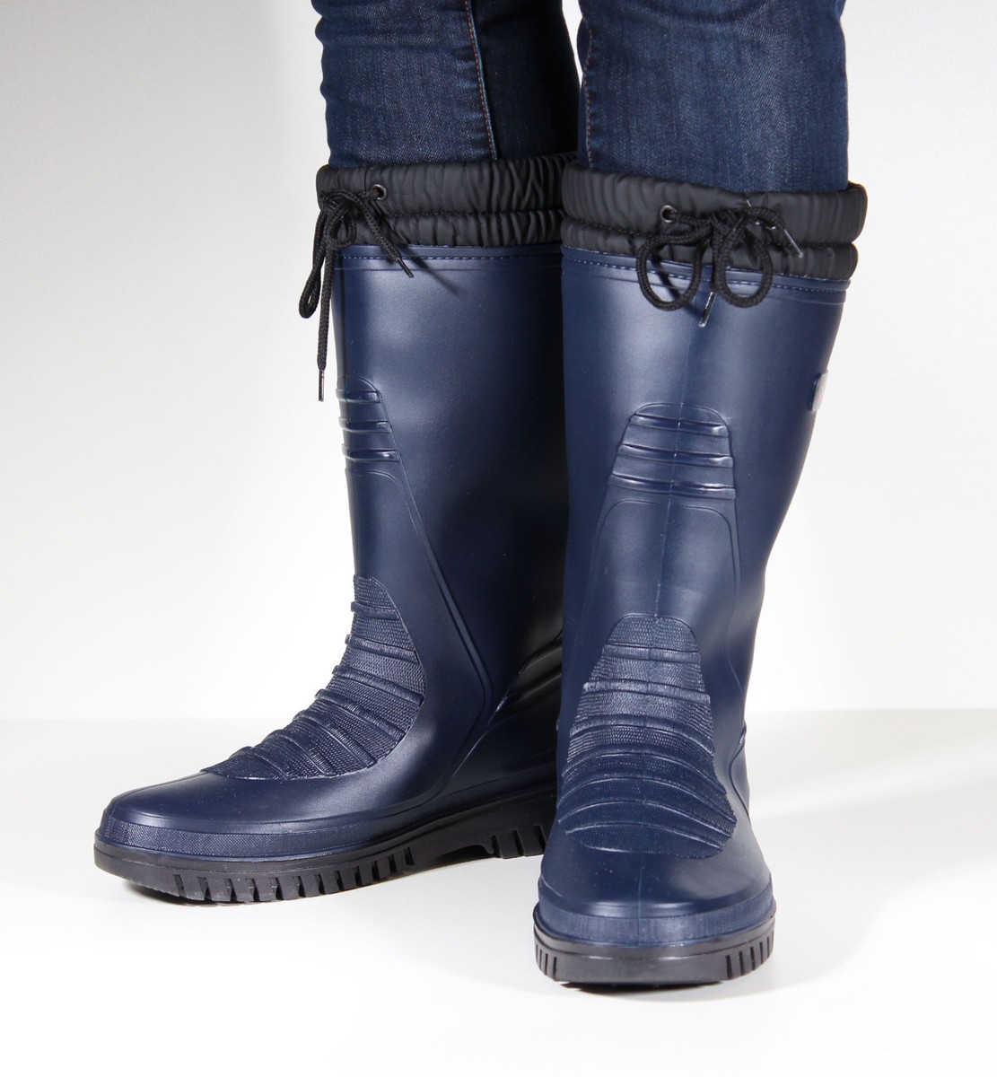 Spirale Winter Boots Blau Gummistiefel Warm Gefüttert Blau SPIRALE