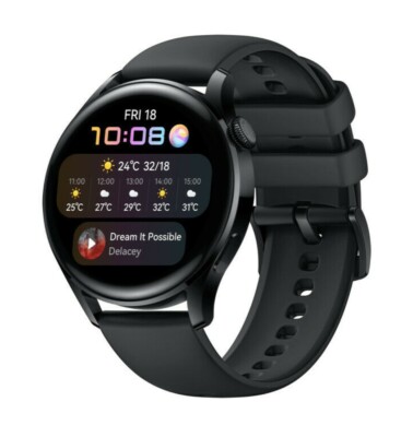 SCHWARZ HUAWEI WATCH 3 OVP Esim ACTIVE SMARTWATCH HERREN UHR