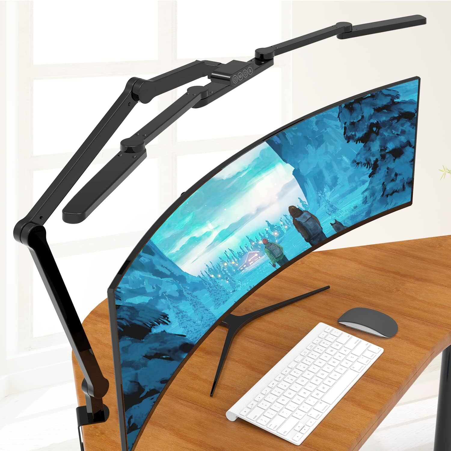 LED Desk Lamp with Clamp, 41.5