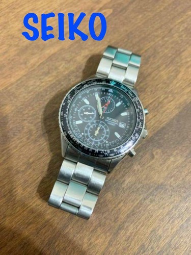 Seiko 1969 Quartz Chronograph Antique Waterproofing Beams Watch 771 Ebay
