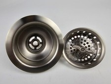 Kingston Brass Tacoma Spin and Seal Sink Basket Strainer, Brushed Nickel NEW