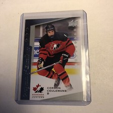 2021 Upper Deck Team Canada Juniors Program Of Excellence Corson Ceulemans #131