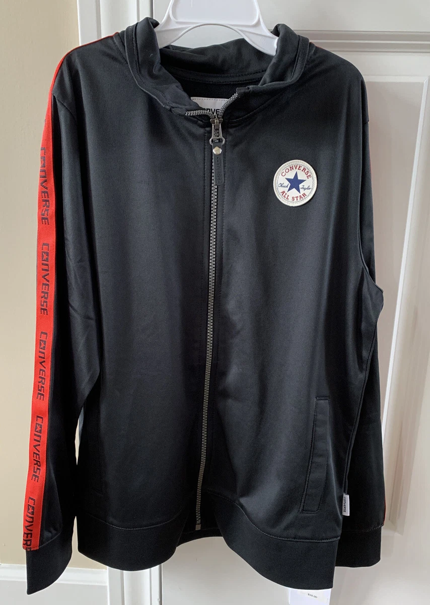 Black converse jacket Clearance