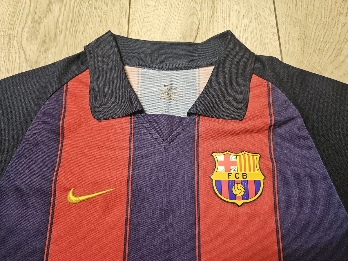 BARCELONA 2003 2004 HOME VINTAGE FOOTBALL SHIRT SOCCER JERSEY S/XS