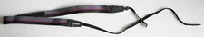 Vintage Nikon Branded Nylon Web Camera strap 44" Grey/ Black/ Red/ Purple