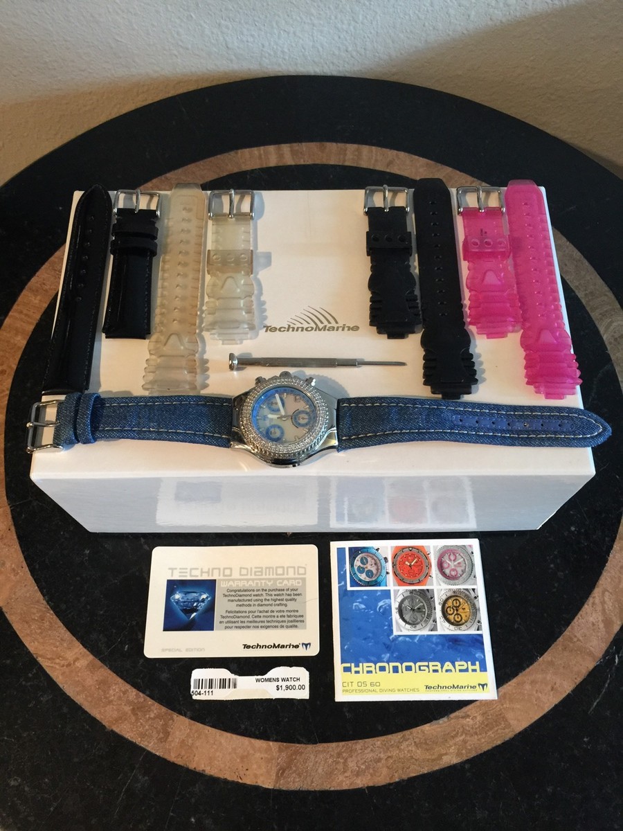 100% Authentic TechnoMarine Millenium Special Edition Diamond