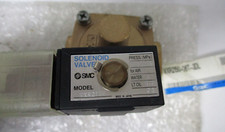 SMC VXR2150-06T-3DL Solenoid Valve, 3/4" FNPT, 120vac