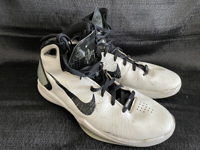 NIKE HYPERDUNK 2010 TB WHITE BLACK METALLIC SILVER 407627-101