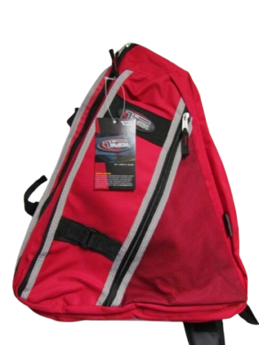 Messenger Sling Body Bag Backpack RED New School Pack Big Sport Day Hike  Camping
