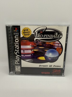 Pro Pinball - PS1 Black Label Complete Clean