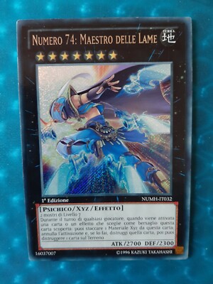 Yugioh: Numero 74: Maestro delle Lame - 1 Edizione Rara Segreta !