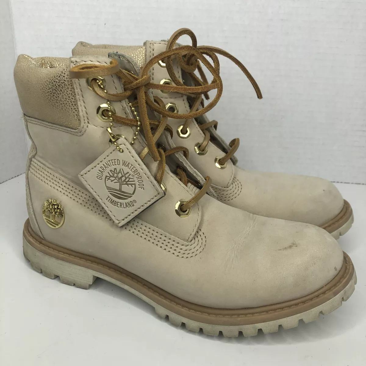 depth win Victor Timberland Womens Boots, Rare Cream and Gold, A18L5 Waterproof, Size US 6.5 | eBay depth win Victor Timberland Womens Boots, Rare Cream and Gold, A18L5 Waterproof, Size US 6.5 | eBay
