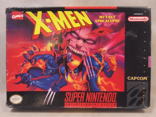 X-Men Mutant Apocalypse (Super Nintendo | SNES) Authentic BOX ONLY