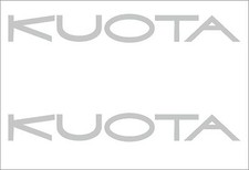 2 x Kuota  Aufkleber 160 mm x 20 mm -viele Farben