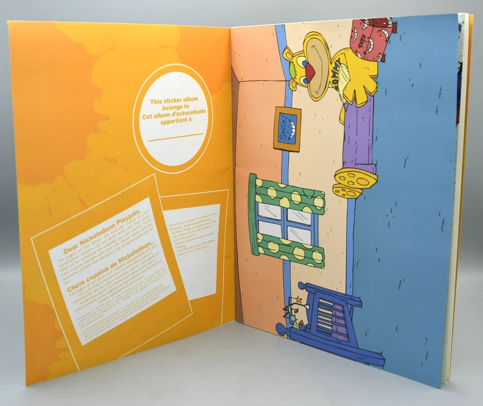 Mega Álbum Stickerland De Colección 2005 Nickelodeon Bob Esponja Rugrats Jimmy Neutron Foto 4 de 4