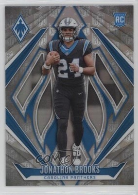 2024 Panini Phoenix Rookies NFL 37/150 Jonathon Brooks #208 Rookie RC Shield 3hd