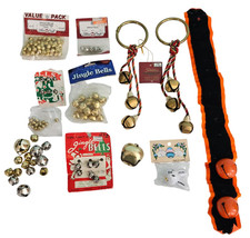 Lote de Tamaños Mixtos Vintage Jingle Bells Artesanía Navidad Tono Plata Tono Dorado