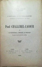PHILOSOPHY: The Odyssey of a Philosopher: Paul CHALLEMEL-LACOUR, by GRELE - 6770