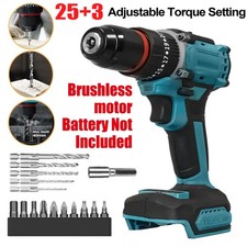 Cordless Brushless Screwdriver Drill Torque Power Tool for Makita 18V Battery